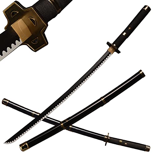 ACTASITEMS Japanisches Zoro Schwerter Anime Cosplay Holzschwert - 104cm,Yubashiri Katana von ACTASITEMS