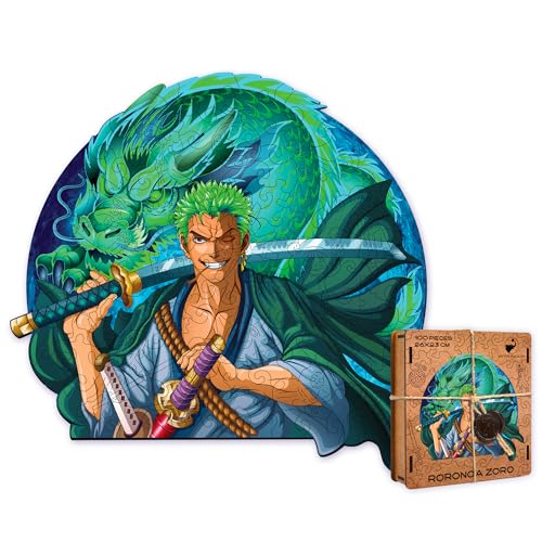 ACTIVE PUZZLES – Berühmte Persönlichkeit Puzzles | Kinder & Jugendliche | Holzpuzzles, Lasergeschnitten, Nachhaltig und Umweltfreundlich, Hochwertige Verarbeitung (Roronoa Zoro) von ACTIVE PUZZLES