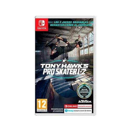 ACTIVISION VJGSWIACT21291401 Tony HAWK'S PRO Skater 1+2-Switch Videospiele, bunt von ACTIVISION