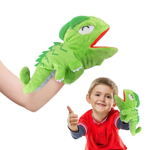 ACTOYS Handpuppen, Handpuppe Dinosaurier, Dino Kuscheltier Dino, Handpuppen für Kinder Dinosaurier, Plüschtier, Dinosaurier Kuscheltier, Dinosaurier Spielzeug, Weihnachten Ostern Geschenke von ACTOYS