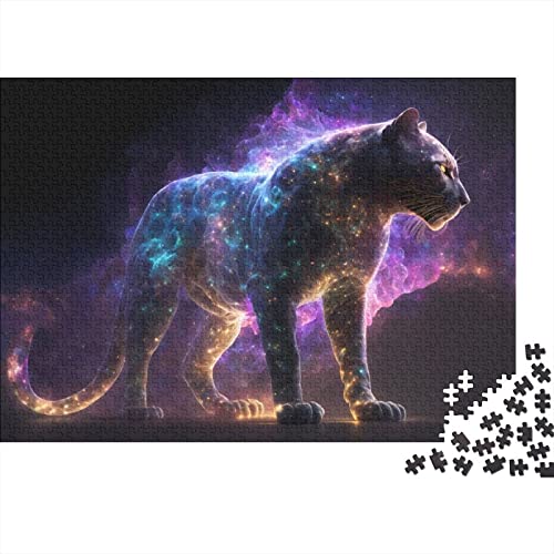 Puzzles für Kinder, 1000-teilige Puzzles für Tiere, Leopard, 12-jährige Kinder, Geschenke zum Geburtstag, Geschenke für Sie, 75x50cm von ADASTE