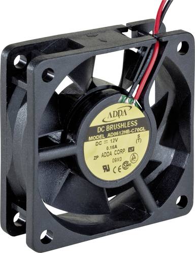 ADDA AD0612HB-C70GL Axiallüfter 12 V/DC 29.0 m³/h (L x B x H) 60 x 60 x 20mm von ADDA