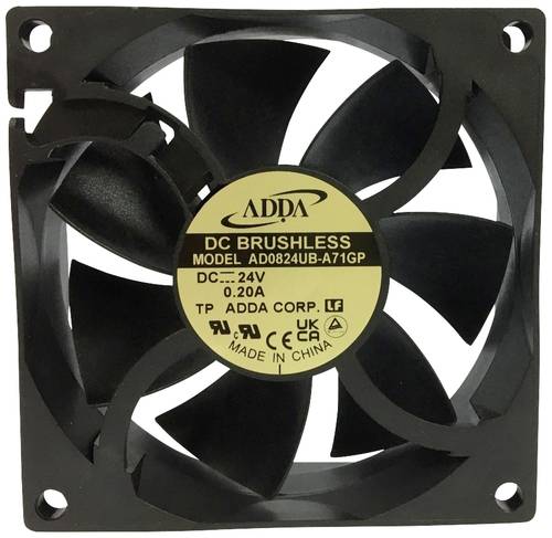 ADDA AD0824UB-A71GP Axiallüfter 24 V/DC (L x B x H) 80 x 80 x 25mm von ADDA