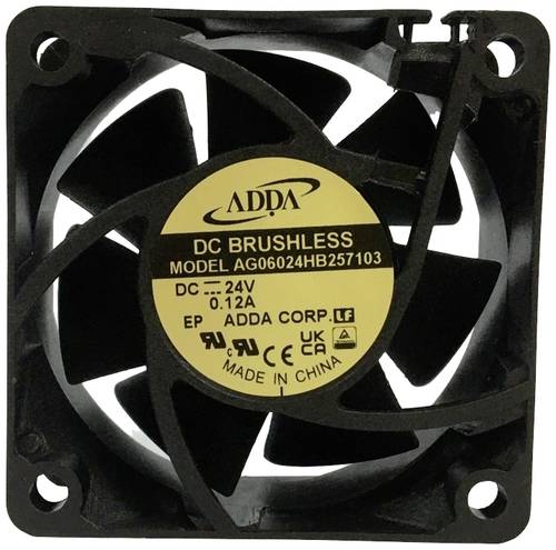 ADDA AG06024HB257103 Axiallüfter 24 V/DC (L x B x H) 60 x 60 x 25mm von ADDA