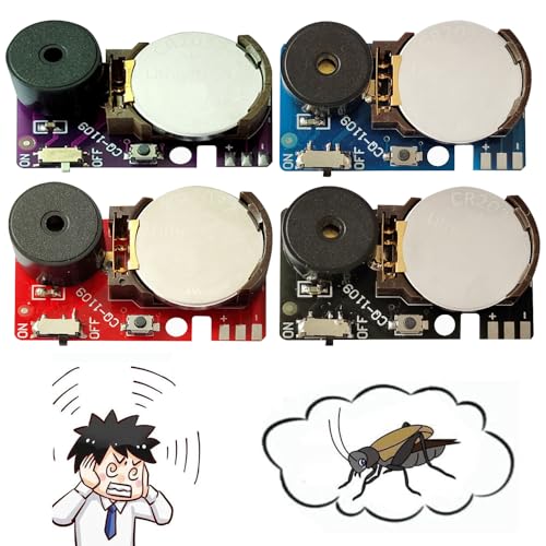 ADDLIVE Annoyatrons, 4 Stück Annoying PCB Random Noise Maker, Annoyatrons Prank, Mini Annoying Noise Maker, Cricket Noise Maker Prank Noise Maker for Party Home School von ADDLIVE