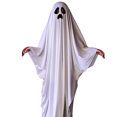 ADMAY Halloween Kostüm Damen Piraten Teufel Hexenkostüm Unisex Erwachsene Männer und Frauen Halloween Kostüm Kapuzen Poncho Cape Cosplay Kleidung compatible with Motorrad Herren (Black, One Size) von ADMAY