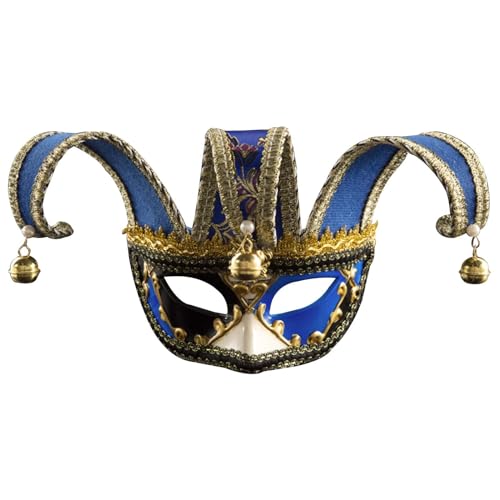 ADMAY Karnevalsmaske Maskenballmaske Weihnachts Cosplay : Für Karnevalspartys, Kostümveranstaltungen und Maskeraden Morgen Adventskalender (Blue-d, One Size) von ADMAY