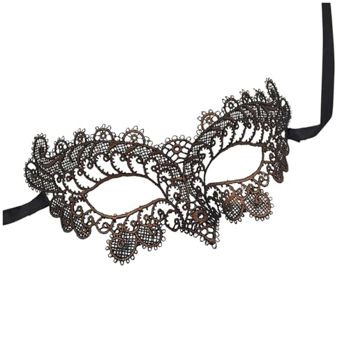 ADMAY Karnevalsmaske Maskenballmaske Weihnachts Cosplay Maskerade-Form für Frauen, DIY, Cosplay-Party Verkäufer Suchen (c-Brown, One Size) von ADMAY