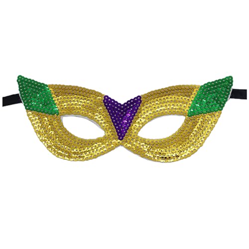 ADMAY Karnevalsmaske Maskenballmaske Weihnachts Cosplay Partyform für Erwachsene und Kinder, Festivals, Maskerade, Partyform Büromaterial (Purple-D, One Size) von ADMAY