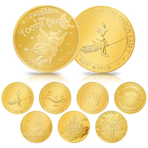 ADMAY Zahnfee Münzen, Zahnfee Münze, Zahnfee, Zahnfee Geschenke Jungen, Zahnfee Brief, Zahnfee Geschenk, Zahnfee Geschenke, Zahnfee Geschenke Mädchen, Die Zahnfee ADMAY Zahnfee Münzen, Zahnfee Münze, Zahnfee, Zahnfee Geschenke Jungen, Zahnfee Brief, Zahnfee Geschenk, Zahnfee Geschenke, Zahnfee Geschenke Mädchen, Die Zahnfee von ADMAY