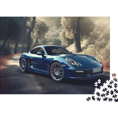 1000-Teiliges Puzzle Für Erwachsene, Cooles Sportwagen-Puzzle Für Erwachsene, Holzpuzzle, Dekomprimierendes, Intellektuelles Lernspielzeug, 75X50CM von ADMITO