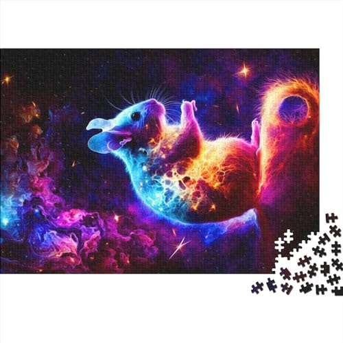 Chinchilla-Puzzles, 1000 Teile, Puzzle für Erwachsene, Intellektuelles Spiel, Puzzle-Spielzeug für Erwachsene und Kinder (75x50cm) von ADMITO