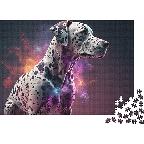 Puzzles Dalmatiner-Hunde, 300-Teiliges Puzzle Für Erwachsene, Holzpuzzle Für Erwachsene Und Kinder, Als Geschenk Für Erwachsene, 40X28CM von ADMITO