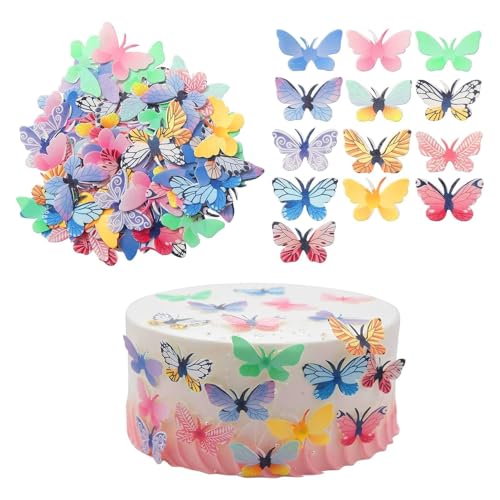 48pcs Essbare Tropische Schildkrötenblätter Cupcake Topper,35Pcs Essbare Blumen-Kuchen-Deckel,Tortendeko geburtstagstorte dekoration,Dschungel Tortendeko,für Hochzeit Geburtstag Babyparty von ADNOX