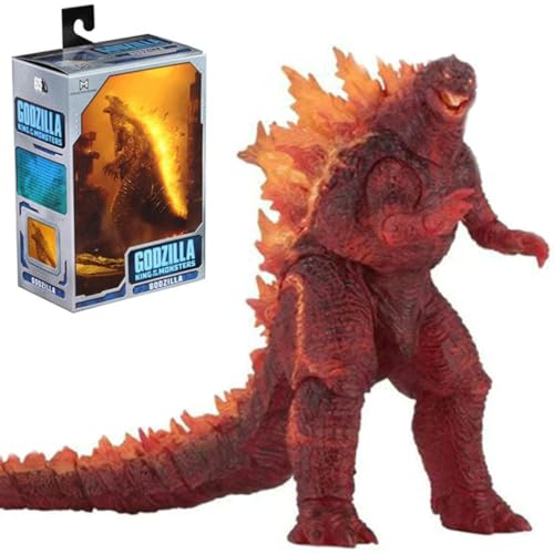 ADNOX Anime Figur 18cm 2019 Godzilla King of The Monsters Burning Godzilla Umliegende Actionfiguren Dinosaurier Sammlerstück Modell Statue Spielzeug von ADNOX