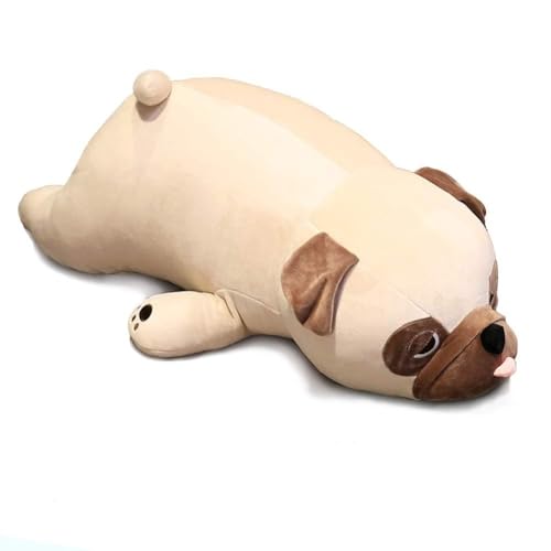 ADNOX Bulldog, Plüschtier 50 cm, Plüschtier für Welpen, weich und flauschig, Geschenk für jedes Alter und jeden Anlass von ADNOX