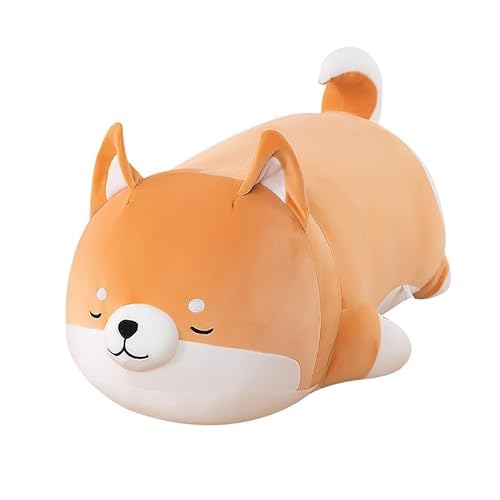 ADNOX Plüschtiere Shiba Inu Gefüllte Tiere, Weiche Shiba Inu Hund Plüsch Kissen Niedliches Corgi Hund Plüsch Geschenke für Mädchen Kinder Geburtstag Valentinstag (35 cm, Gelb) von ADNOX