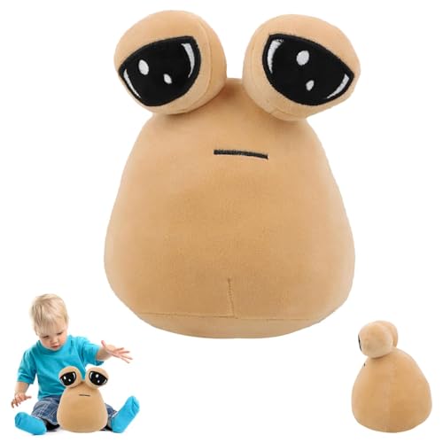 Alien Pou, 22cm Plüschtier, Alien Pou Plüschtier, Alien Pou Plüschtier, Alien Pou Plüsch Spielzeug, for Mädchen Jungen Kinder Geburtstagsgeschenk von ADNOX