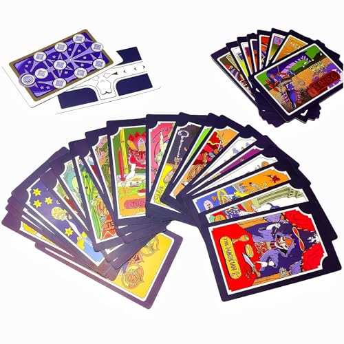 Bizarre Adventure Tarot-Karten- 31 Pcs Anime Tarot Brettspiel Wahrsagerei Unterhaltung Party Brettspiel von ADNOX