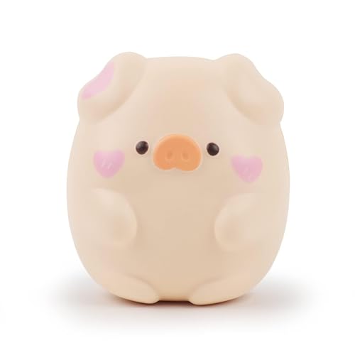 Spielzeug Squishies Schüchternes Schwein Kawaii weich Squishy Tiere langsam wachsendes Spielzeug Stress Relief Squish für Kinder Erwachsene Spielzeug von ADNOX