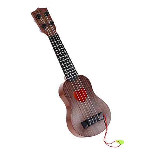 1Stk Ukulele Kinderspielzeug Musikalisches Spielzeug Kinder Gitarre kinderinstrumente Kinder musikinstrumente Mini-Instrument Kinder-Instrument-Spielzeug Plastik Coffee ADOCARN von ADOCARN