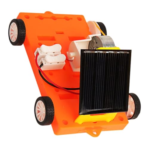 ADOCARN 1 Satz Automodellspielzeug Solarauto Requisite Solarstromfahrzeug Spielzeug Zusammenbauen DIY Auto Wissenschaftsprojekt Solarautomodelle Lehrprop Solarautomodell von ADOCARN