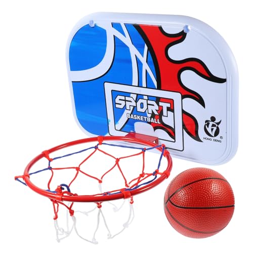 ADOCARN 1 Satz Basketballspielzeug für Kinder blueriiot Kinder Basketballspielzeug Basketballkorb Tür-Basketball-Board Mini-Basketball spielzeuge Wandhängender Basketballständer von ADOCARN