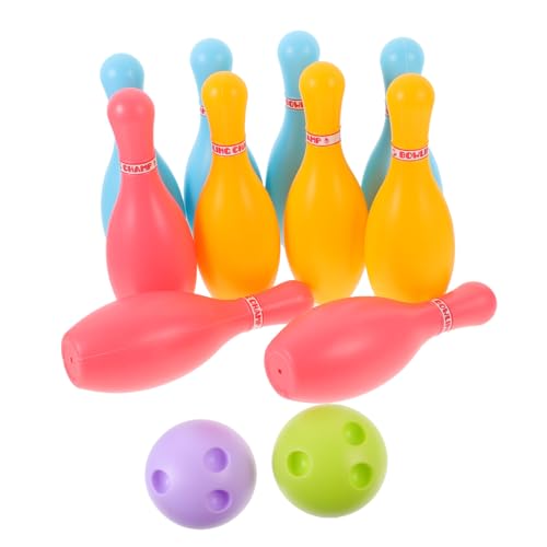 ADOCARN 1 Satz Bowlingkugel Sportspielzeug Kinderspielzeug Für Kleinkinder Kegeln Für Kleinkinder Outdoor- Für Bowling Outdoor-Bowling Plastik von ADOCARN