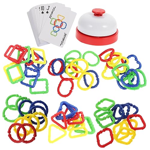 ADOCARN Interaktives Babyspielzeug 1 Set Haken-verbindungskreis-Spielzeug Einsteckspielzeug Aus Kunststoff Für Die Entwicklung des Gehirns Von Kindern Feinmotorik von ADOCARN