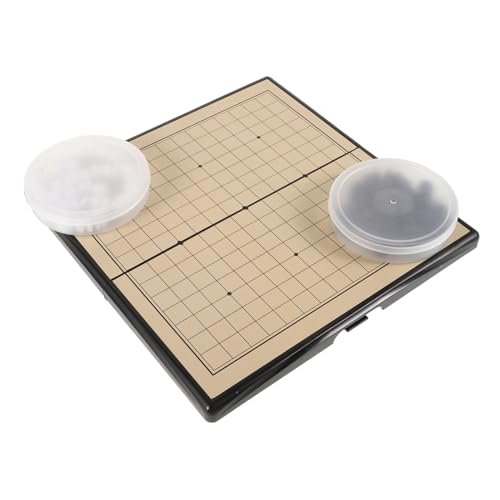 ADOCARN 1 Satz Gehen Sie Zum Backgammon-Set Schachbrett Brettspiele Für Erwachsene Magnetisch Gehen Magnetisches Brettspiel Chinesisches Schach Desktop-Spiele Chinesische Spiele Plastik von ADOCARN