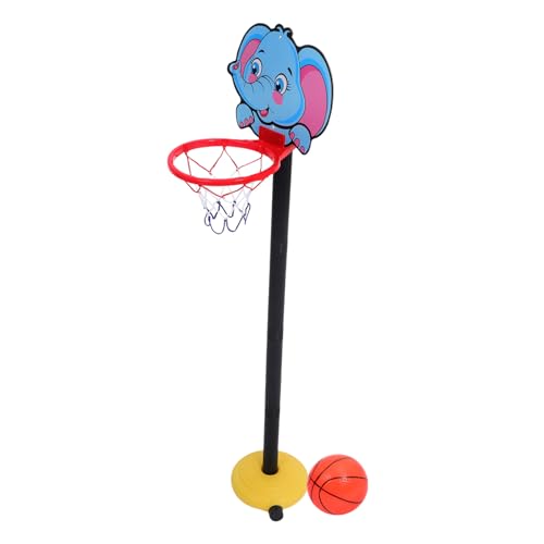 ADOCARN 1 Satz Hebbarer Basketballständer Für Kinder Basketballplatz Für Kinder Innen-basketballkorb Für Kinder Kleiner Basketball Für Kinder Bewegendes Basketballkorb-Kleinkind Nylon von ADOCARN