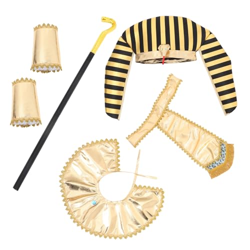 ADOCARN Halloween Ägyptischer Requisiten-Set Komplettes Kostüm-Set Zubehör für Maskenbälle und Cosplay von ADOCARN