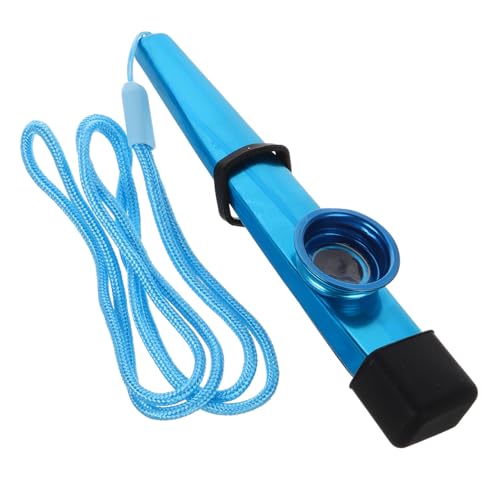 ADOCARN 1 Satz Musikalisches für Blaue Kazoo Metall-Kazoo-Instrument Kazoo Kazoo-Musikinstrument Musikinstrumente Kazoos für den Anfang Stoff Blue von ADOCARN