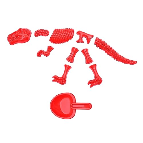 ADOCARN 1 Satz Schimmel bastelset basteln für bastelsets für Fun Toy Beach Toys Formen für Dinosaurier-Sandformen Werkzeuge für Sandformen Plastik rot von ADOCARN