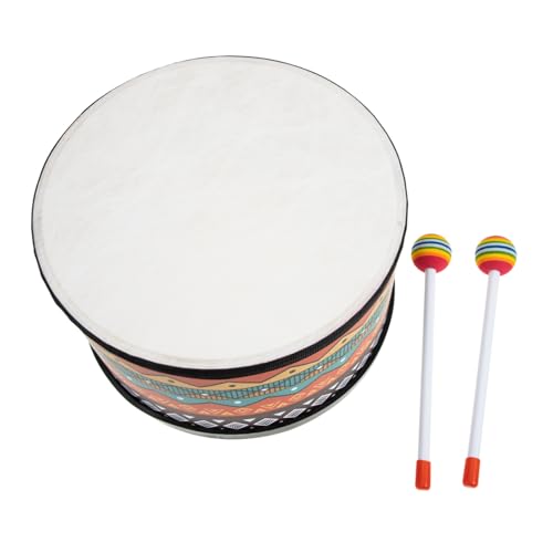 ADOCARN 1 Satz Schlaginstrument Für Kinder Musikinstrument Trommel Kindermusikalisches Spielzeug Kleine Trommel Musikalisches Kastagnetten-Spielzeug Percussion-Musik Trommel Für Kunststoff von ADOCARN