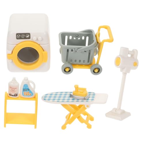 ADOCARN 1 Set Mini Waschmaschine Spielzeug Kinderspielzeug Exquisites Waschmaschinen Spielzeug Mini Waschmaschine Mini Waschmaschine Spielzeug Miniaturgerät Spielzeug von ADOCARN