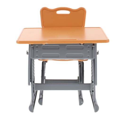 ADOCARN 1 Set Miniatur-Schultisch und -Stuhl: 1:12 Puppenhaus-Mini-Möbeldekoration – realistisch für Lernszenen, Kinderspiele und Heimdekoration ADOCARN 1 Set Miniatur-Schultisch und -Stuhl: 1:12 Puppenhaus-Mini-Möbeldekoration – realistisch für Lernszenen, Kinderspiele und Heimdekoration von ADOCARN