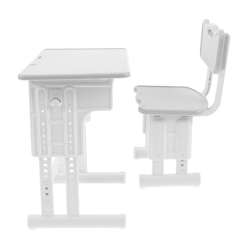 ADOCARN 1 Set Miniatur-Schultisch und -Stuhl: 1:12 Puppenhaus-Mini-Möbeldekoration – realistisch für Lernszenen, Kinderspiele und Heimdekoration ADOCARN 1 Set Miniatur-Schultisch und -Stuhl: 1:12 Puppenhaus-Mini-Möbeldekoration – realistisch für Lernszenen, Kinderspiele und Heimdekoration von ADOCARN
