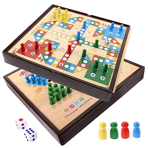 ADOCARN 1 Set Schach Air Hockey Tisch Für Spiel B Fliegendes Flugzeug Frühe Pädagogische Lernspielzeuge Logik Denken Kognitiv Aus Holz von ADOCARN