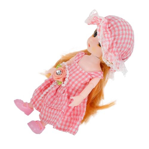 ADOCARN 17cm Miniatur Prinzessin Puppe Kleid Schuhe Realistische Gefälschte Prinzessin Sachen für Kleinkind Mädchen Spielzeug von ADOCARN