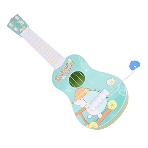 ADOCARN 1 Stück 4 Saiten Igelmuster Akustikgitarre Kinderspielzeug Musikspielzeug Gitarrenspielzeug Ukulele Musikgitarrenspielzeug Starter Klassische Gitarre Kleinkindgitarrenspielzeug von ADOCARN