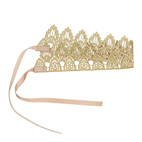 ADOCARN 1 Stück Geburtstagskrone Geburtstagshut Frauen Geburtstag Tiara Frauen Geburtstag Kopfschmuck Kopfschmuck Für Frauen Gold Hochzeit Haarschmuck Prinzessin Strass Kopfschmuck von ADOCARN