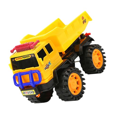 ADOCARN 1 Stück Modell Kinderspielzeug Bauwagen LKW Spielzeug Kinderspielzeug Baufahrzeuge Technikauto Spielzeug Montage Fahrzeug Spielset Autos Spielzeug Kippwagen Spielzeug Gelb von ADOCARN