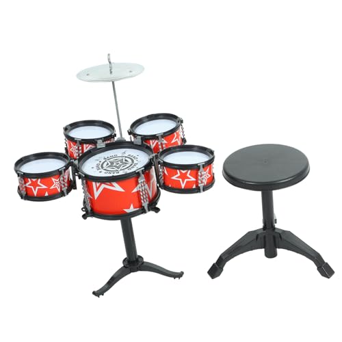 ADOCARN Mini-Percussion-Set für Jungen und Mädchen Schlagzeug Trommel Musikunterricht Sicheres Essbares Material von ADOCARN