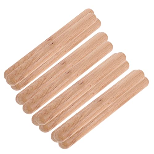 ADOCARN Musikalische Sticks für Kinder 12-teilig frühpädagogisch musikalische sichere Rhythmus-Sticks aus Holz für Kinder zum Lernen von ADOCARN