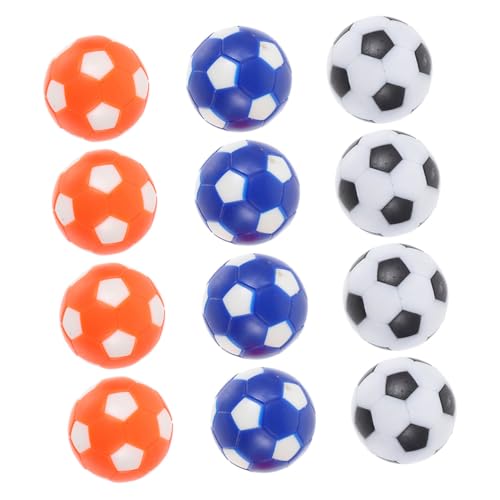 ADOCARN 12st Mini-tischfußballmaschine Futbolito Kickertisch Für Erwachsene Ersatzbälle Für Tischfußball Fußbälle Kinderfußball Billard- Sport Spiel Hüften (umweltfreundliches Harz) von ADOCARN