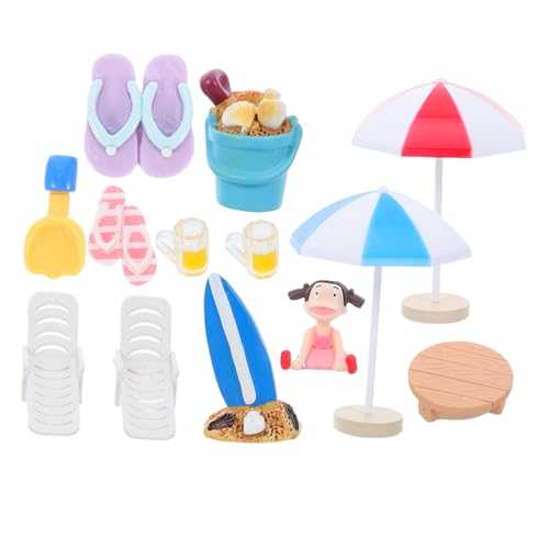 ADOCARN 13stücke Teiliges Set Miniatur Strandfiguren Bunte Dollhouse Dekorationen Für Sommerpartys Mikrolandschaften Und Bastelprojekte Für Miniaturgärten Und Sandkästen ADOCARN 13stücke Teiliges Set Miniatur Strandfiguren Bunte Dollhouse Dekorationen Für Sommerpartys Mikrolandschaften Und Bastelprojekte Für Miniaturgärten Und Sandkästen von ADOCARN