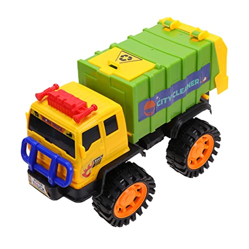 ADOCARN 1Stk Kinderhygieneauto Spielzeug Kipper LKW-Spielzeug Spielzeug in zufälliger Farbe Spielset für Kinder Müllwagen-Spiele Autos zurückziehen Müllwagen Spielzeug Green von ADOCARN