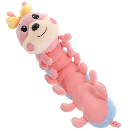 ADOCARN 1Stk Raupe Puppe kindergeschenk Cute Pillow tiegerkostuem Toys beemysafe Fun Toy Plüschtier Raupe Wurfskissen Wurfkissen Raupe Spielzeugpuppe Puppenspielzeug Rosa von ADOCARN