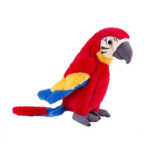 ADOCARN 1Stk Simulation Papageienpuppe Animals Toys for Kuscheltier Parrot Toys süße plüschtiere unzerstörbares Kleiner Desktop-Lüfter Wohndekoration Heimdekoration von ADOCARN